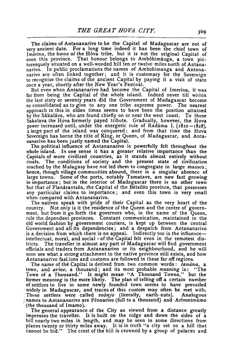 Antananarivo annual and Madagascar magazine - Page 369