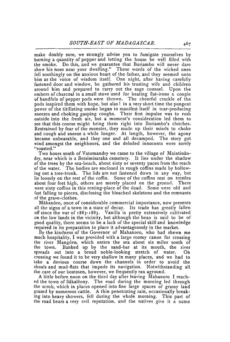 Antananarivo annual and Madagascar magazine - Page 467