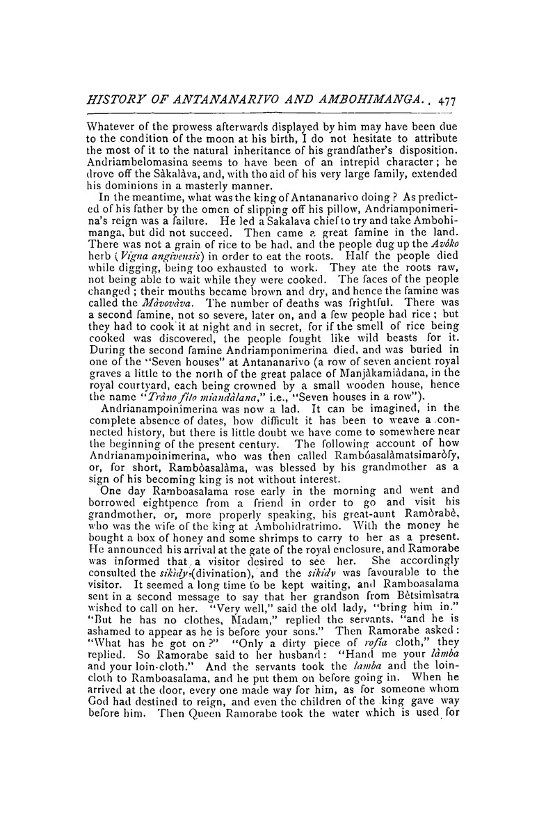 Antananarivo annual and Madagascar magazine - Page 477