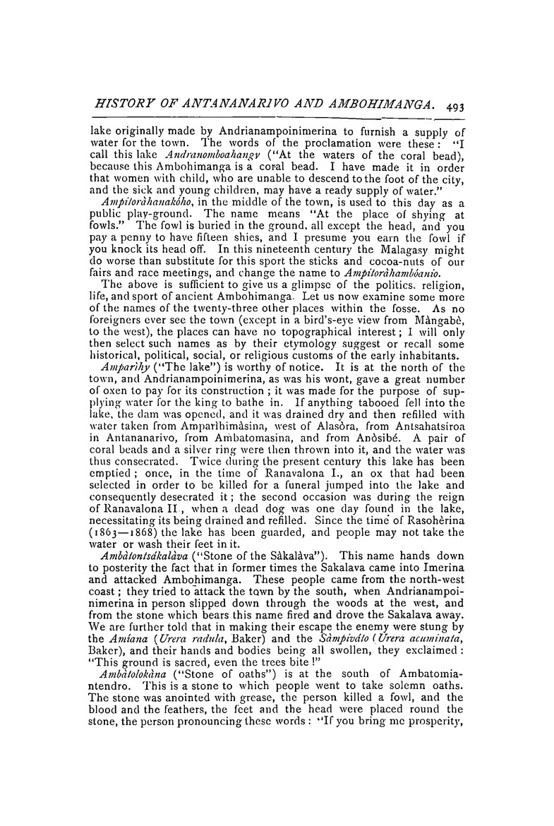 Antananarivo annual and Madagascar magazine - Page 493