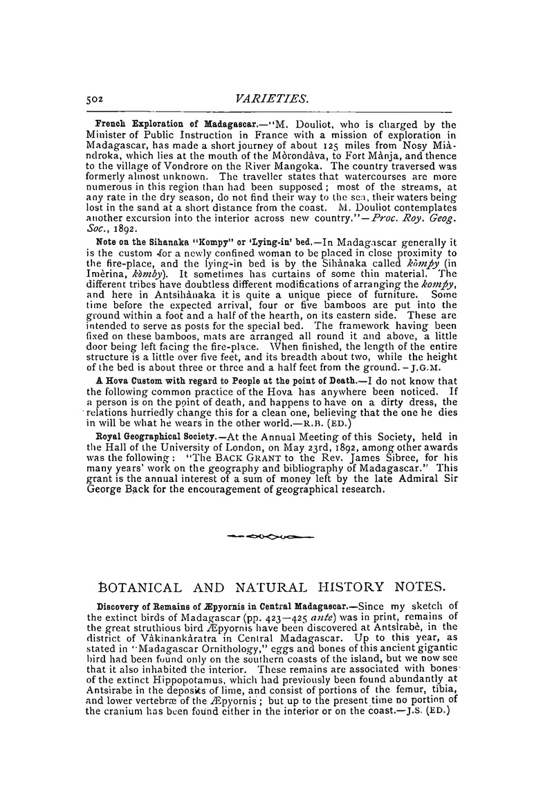 Antananarivo annual and Madagascar magazine - Page 502