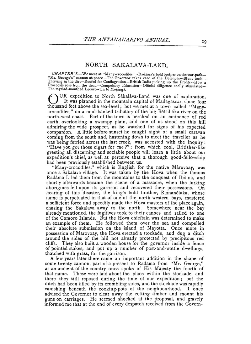 Antananarivo annual and Madagascar magazine - Page 29