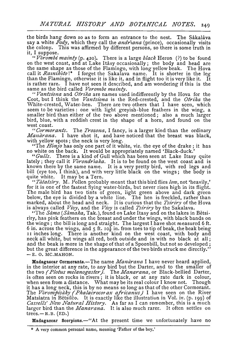 Antananarivo annual and Madagascar magazine - Page 249