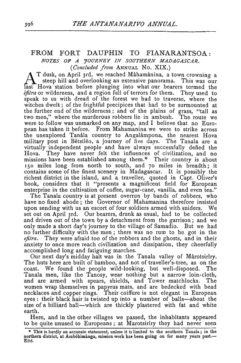 Antananarivo annual and Madagascar magazine - Page 396