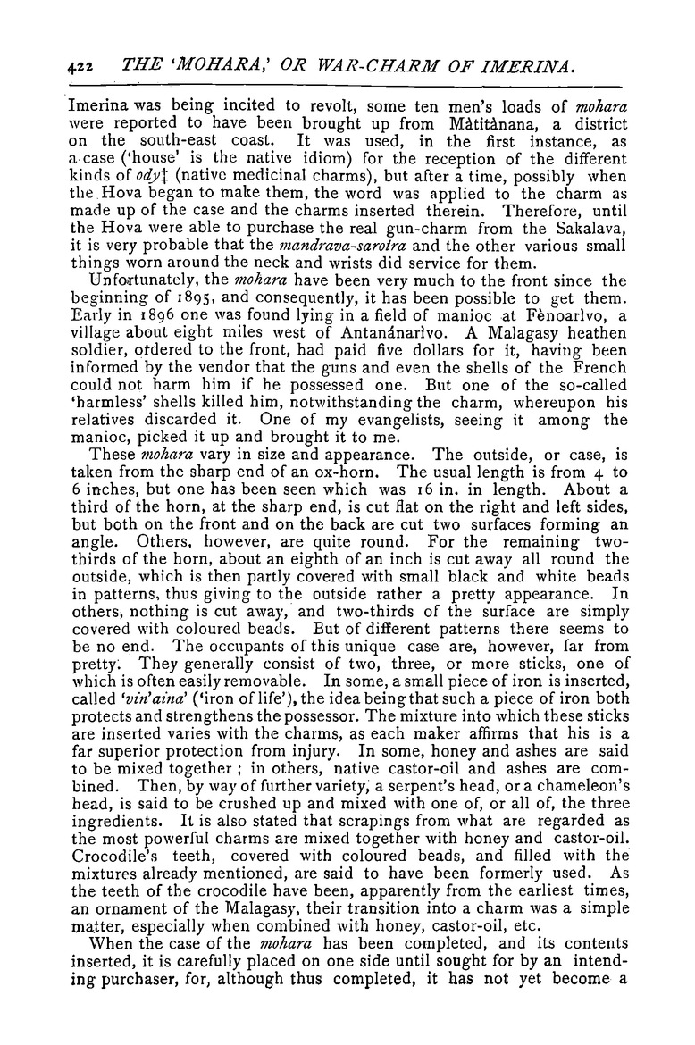 Antananarivo annual and Madagascar magazine - Page 422