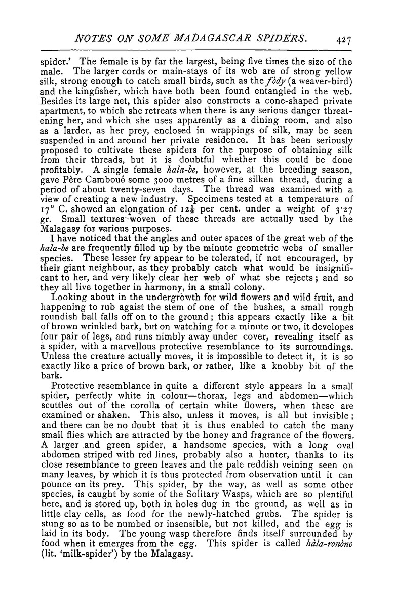 Antananarivo annual and Madagascar magazine - Page 427