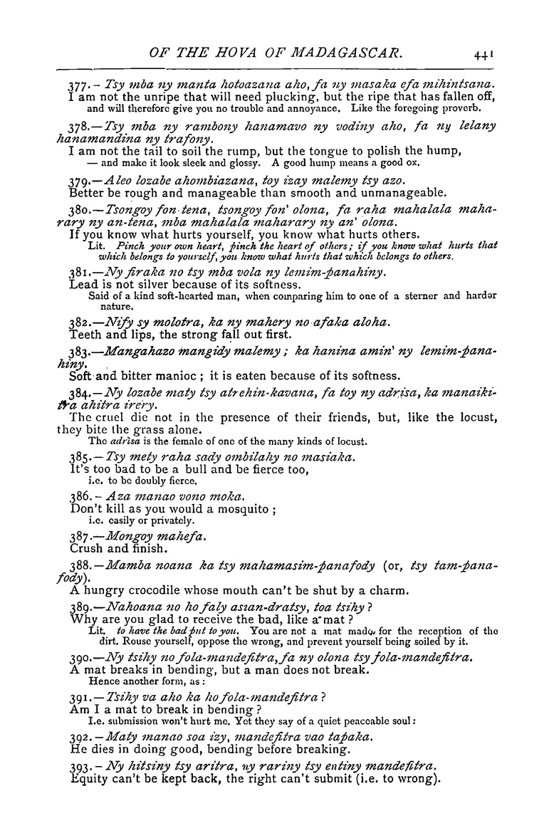 Antananarivo annual and Madagascar magazine - Page 441