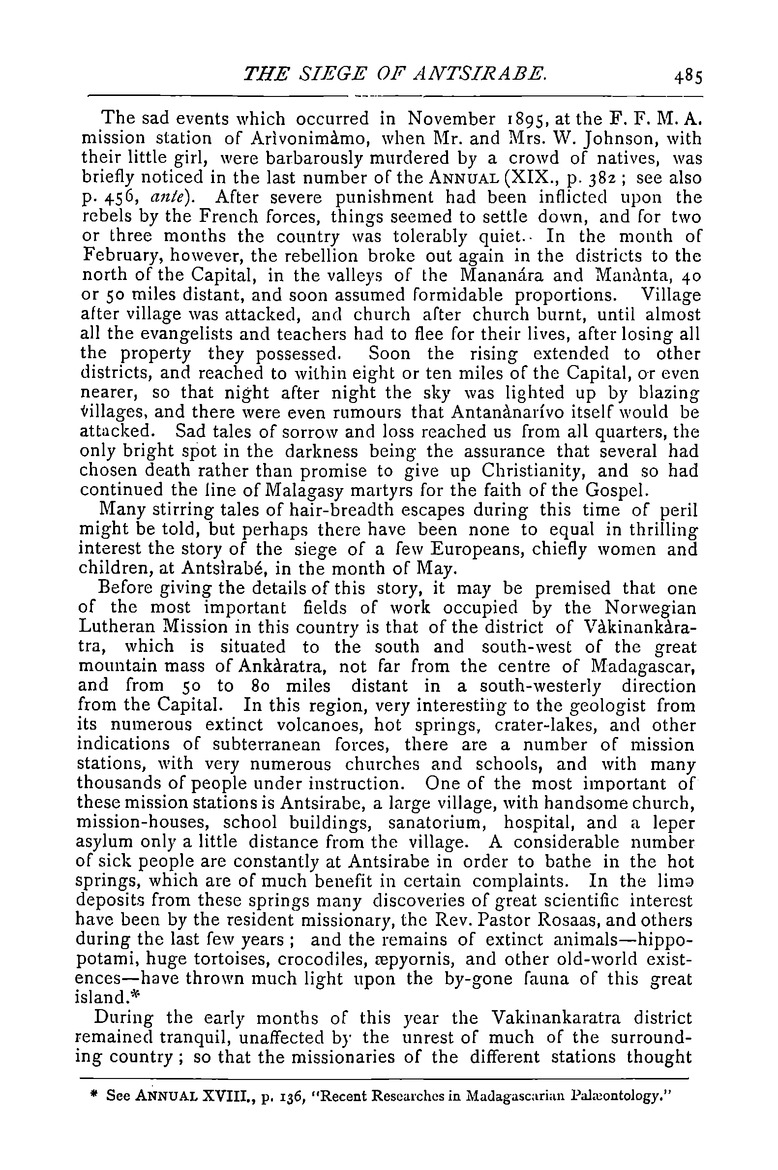 Antananarivo annual and Madagascar magazine - Page 485