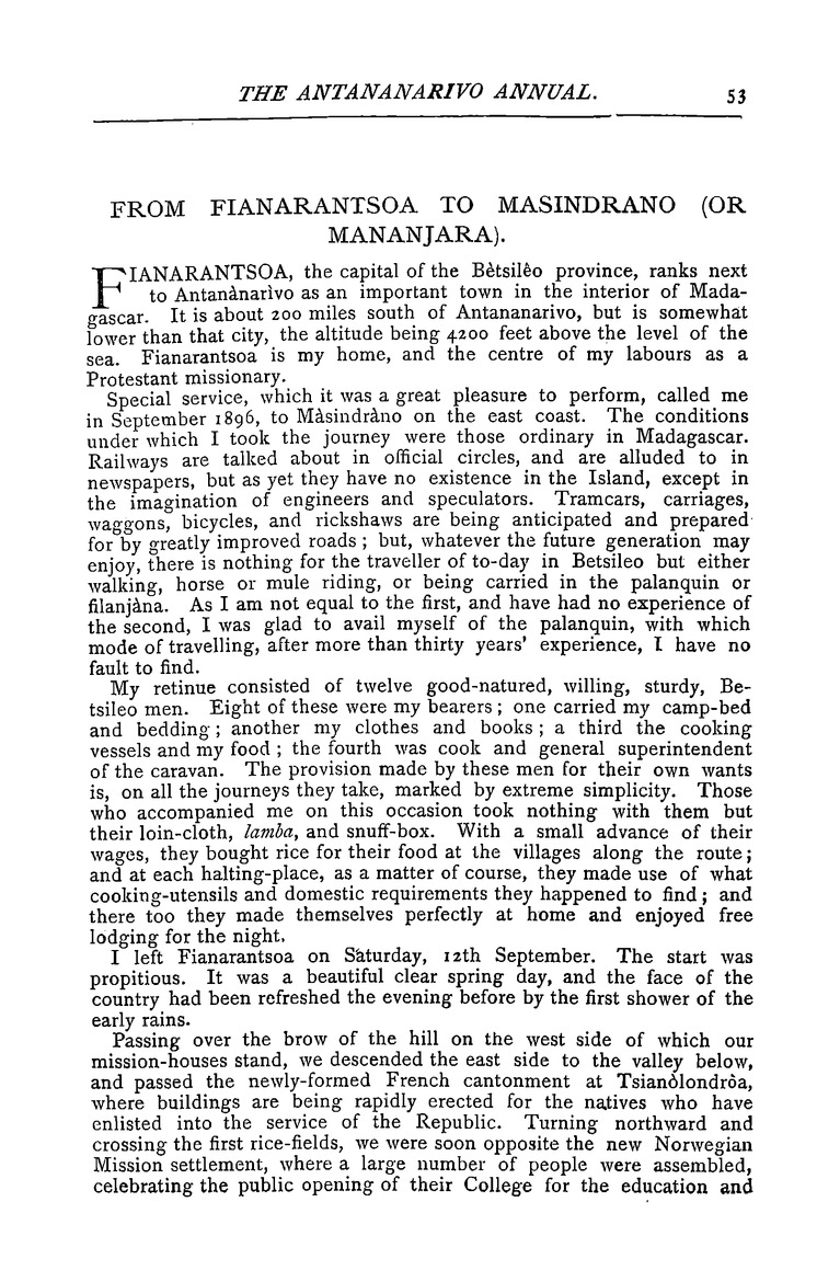 Antananarivo annual and Madagascar magazine - New Page