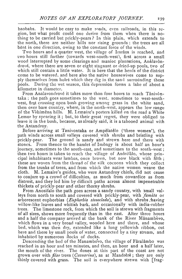 Antananarivo annual and Madagascar magazine - Page 239