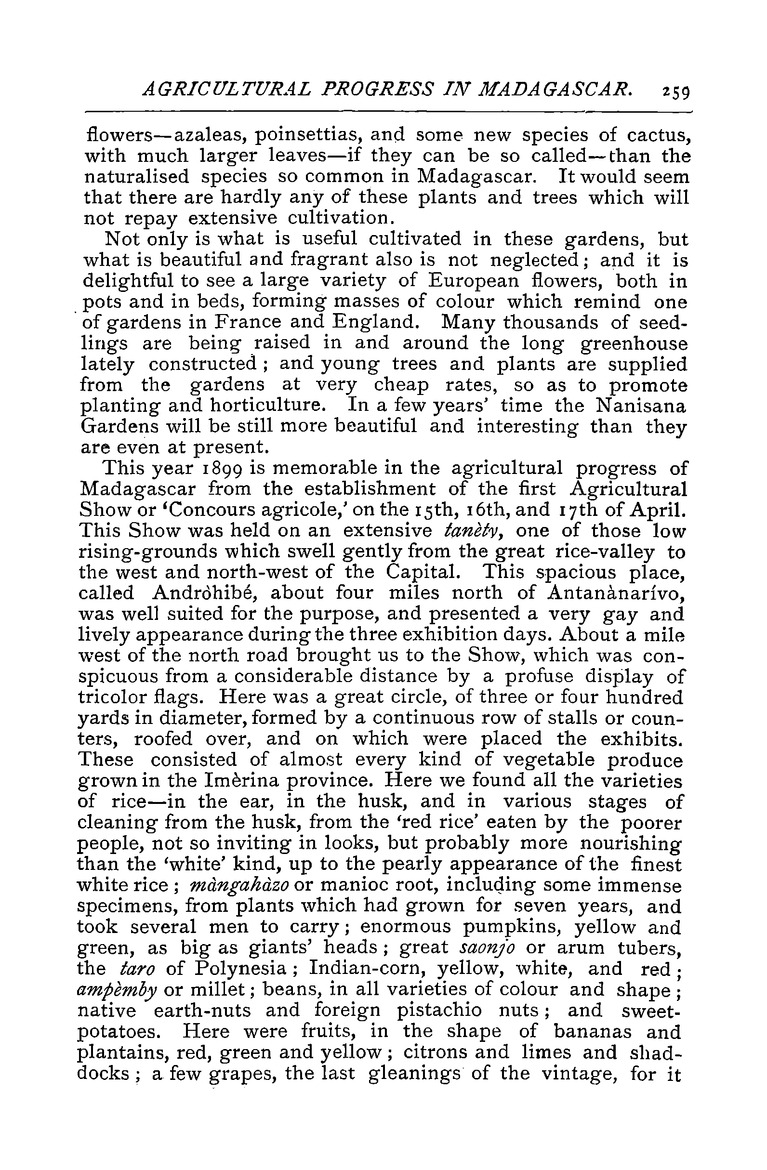 Antananarivo annual and Madagascar magazine - Page 259