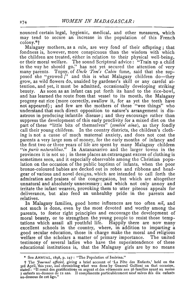 Antananarivo annual and Madagascar magazine - Page 274