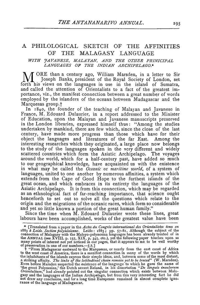 Antananarivo annual and Madagascar magazine - Page 295