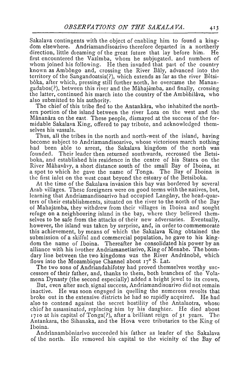 Antananarivo annual and Madagascar magazine - Page 413