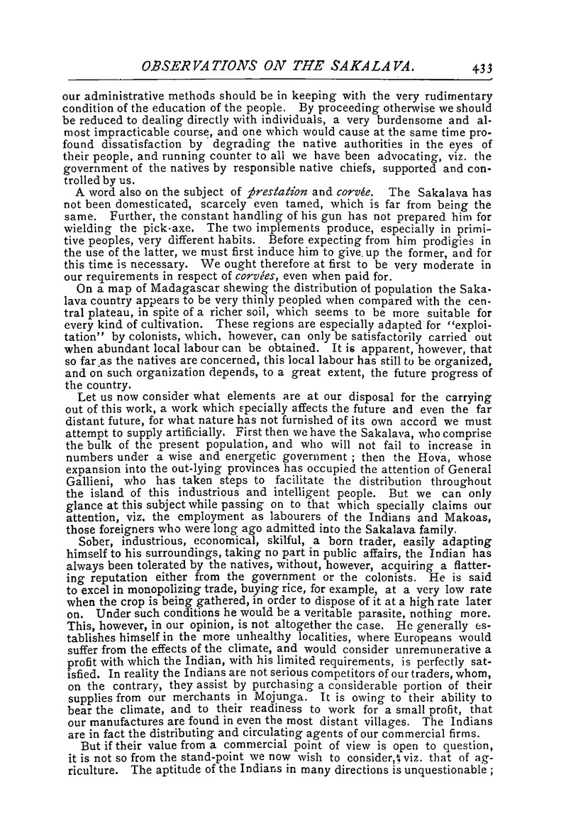 Antananarivo annual and Madagascar magazine - Page 433