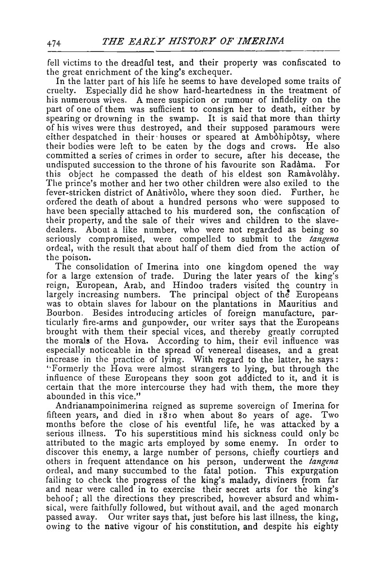 Antananarivo annual and Madagascar magazine - Page 474