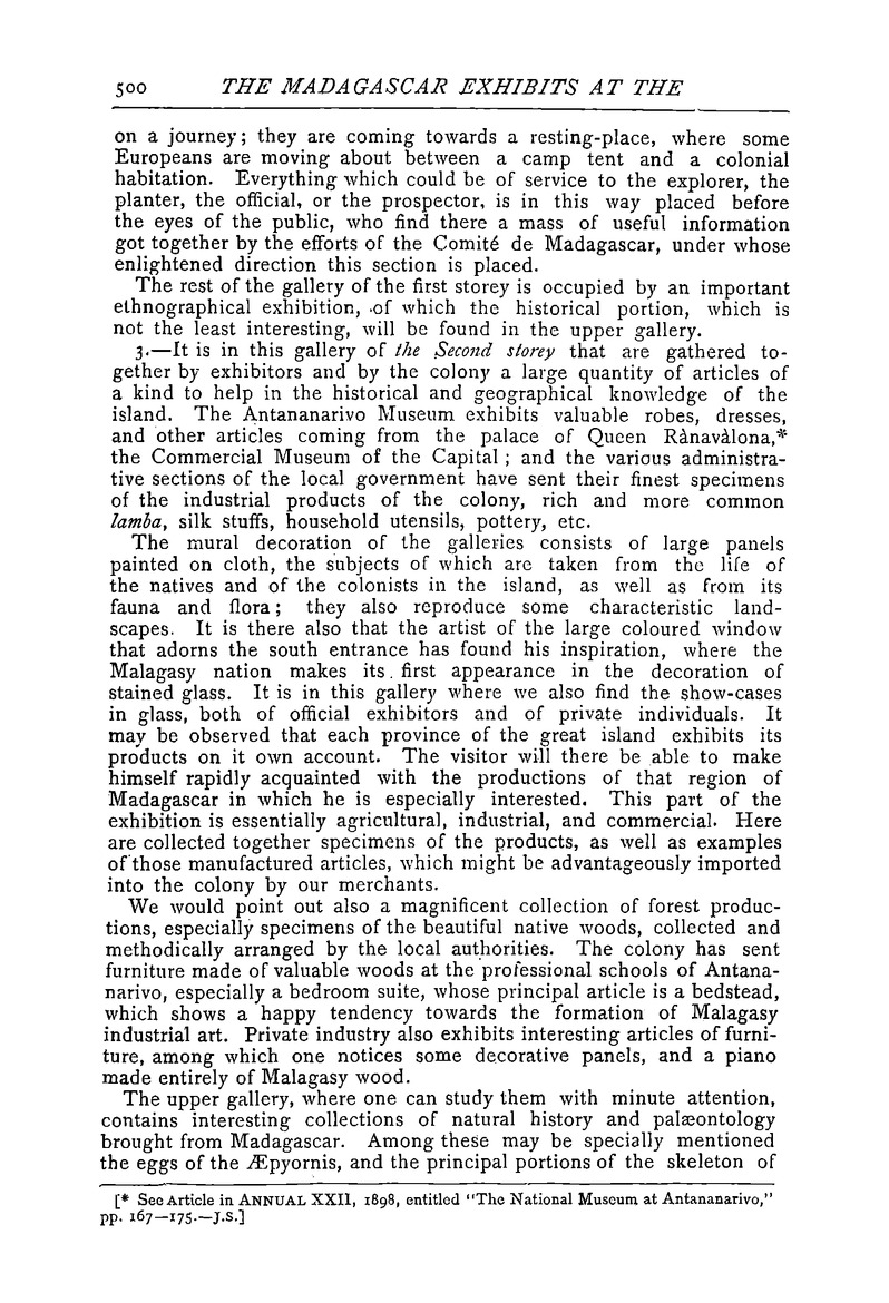 Antananarivo annual and Madagascar magazine - Page 500