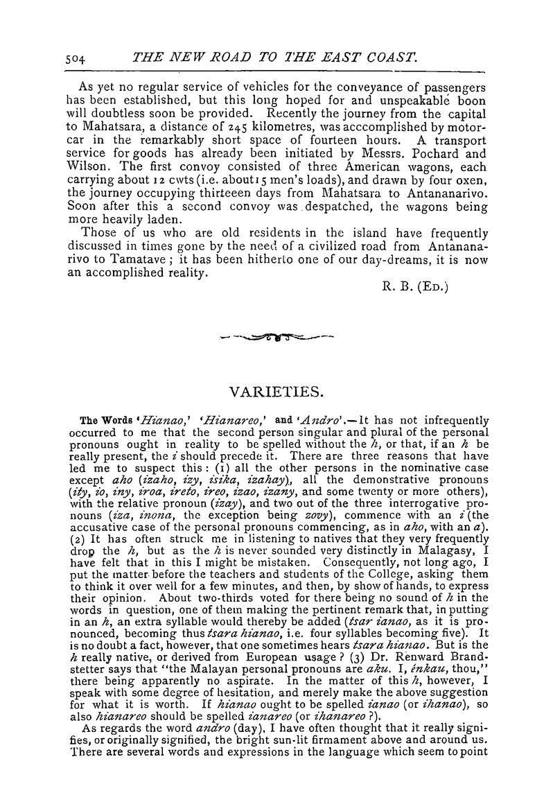 Antananarivo annual and Madagascar magazine - Page 504