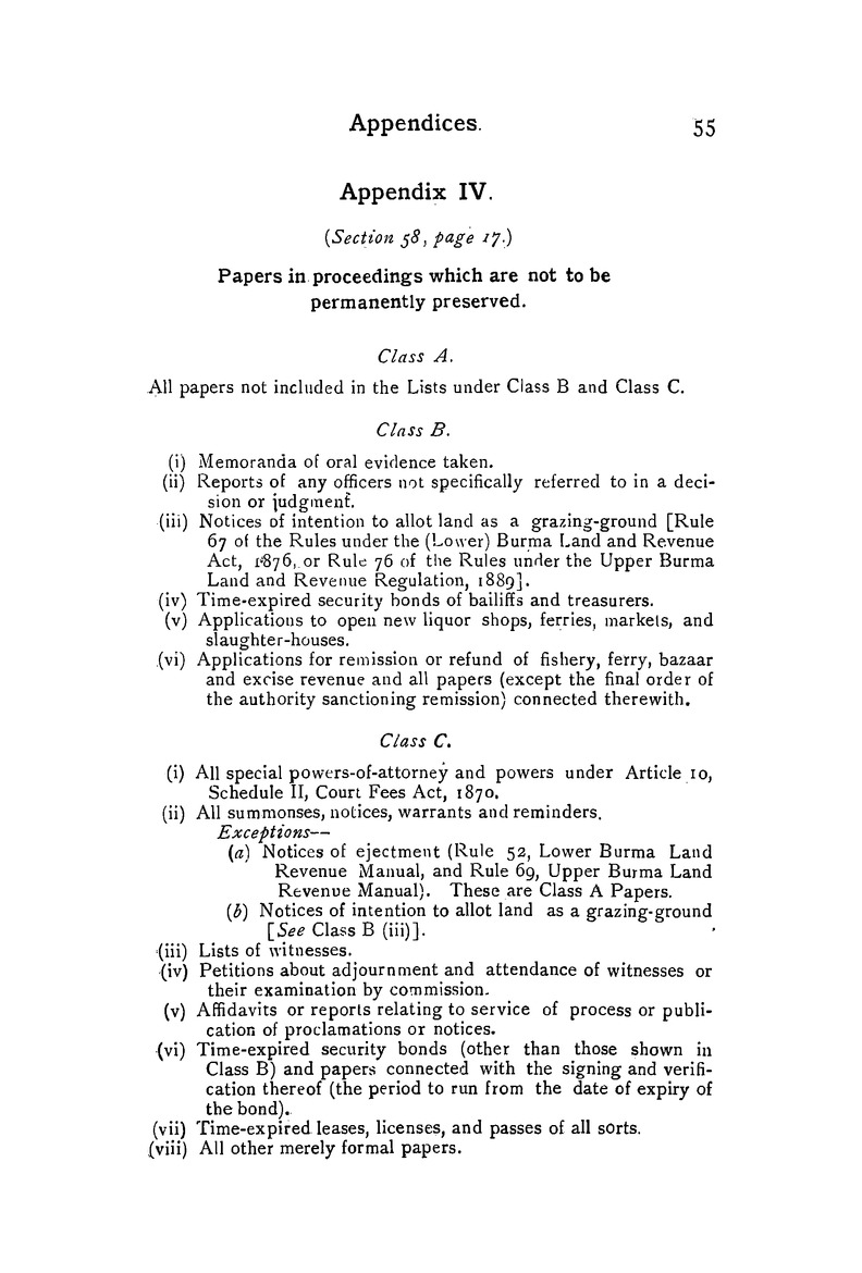 The Burma Subdivisional and Township Office Manual - Page 55