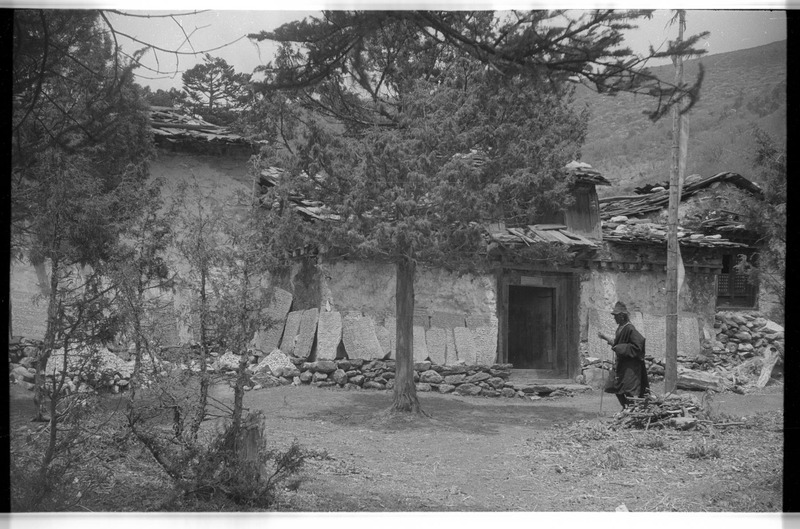 Mani stones around a house - 