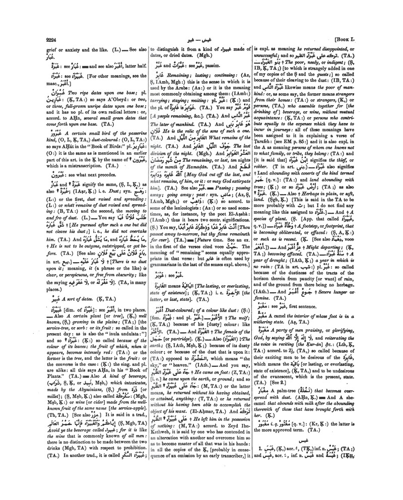 Arabic-English lexicon derived from the best and the most copious eastern sources - 