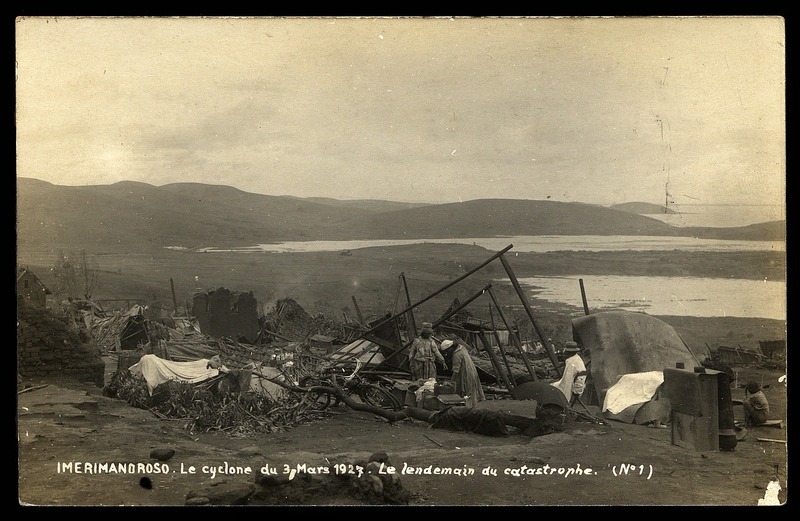 'Imerimandroso. Le cyclone du 3 Mars 1927. Le lendemain du catastrophe (No. 1)' - 