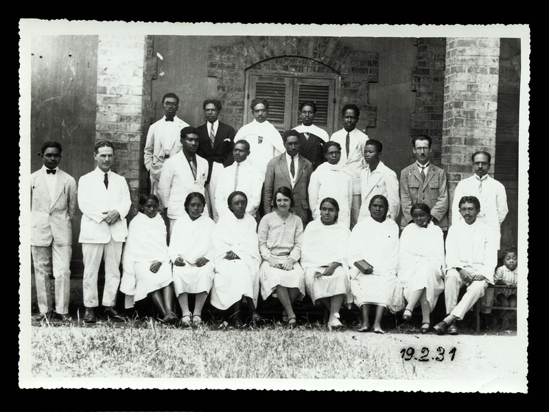 Group photograph with Miss Lochhead, 19 February 1931 - 