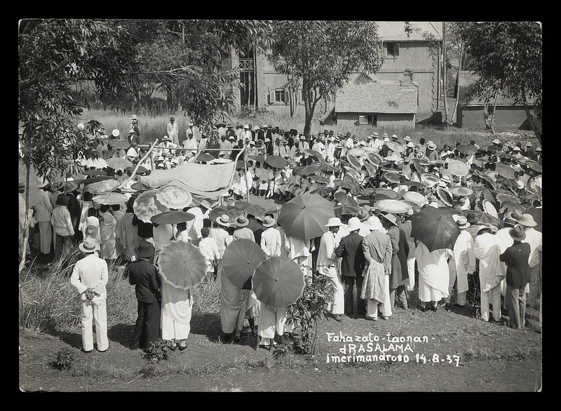 'Fahazato-taonan-d Rasalama, Imerimandroso 14.8.37' - 