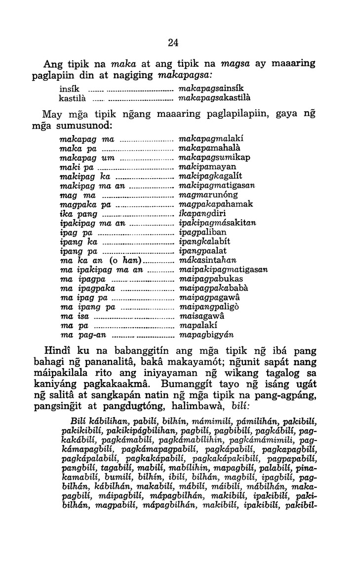 Ang yaman nḡ wikang tagalog - 