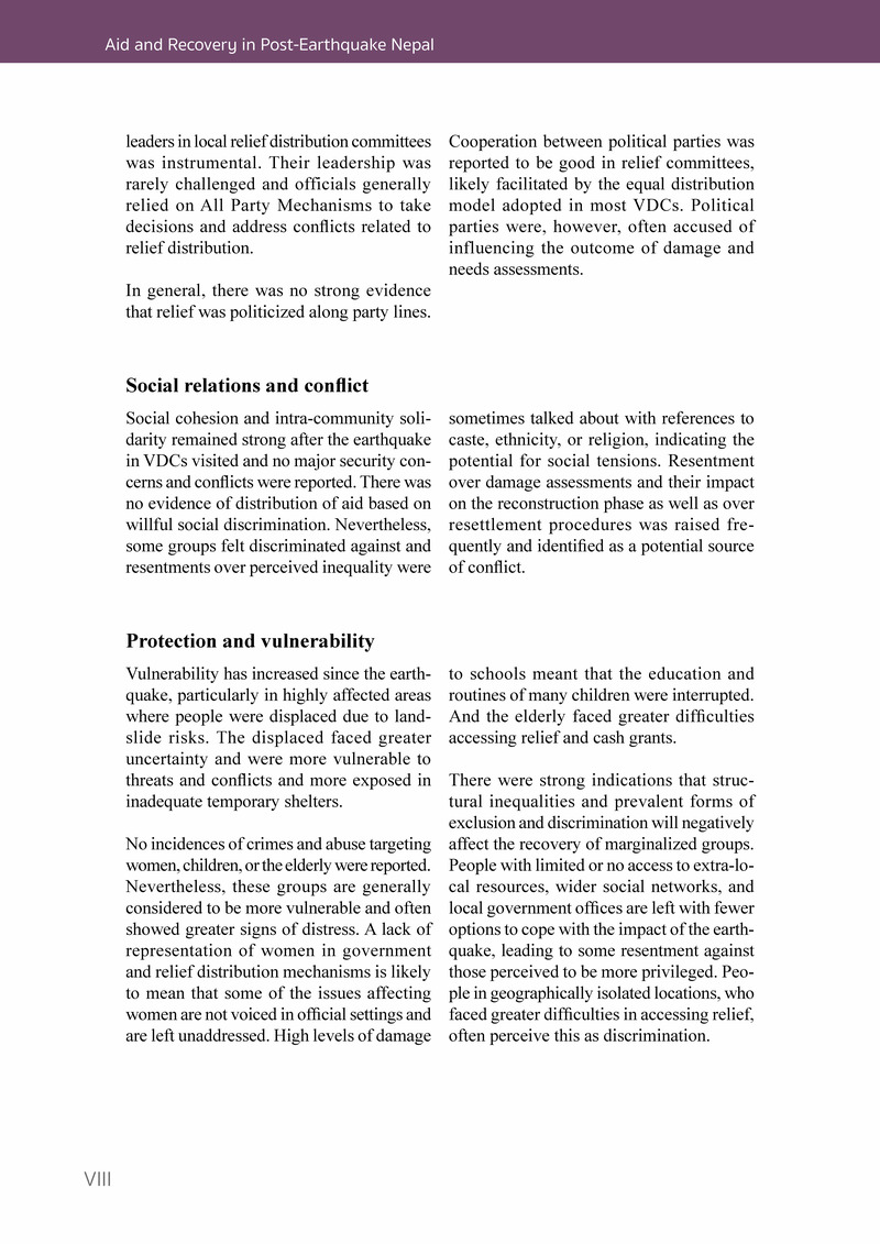 Aid and Recovery in Post-Earthquake Nepal - Page 10