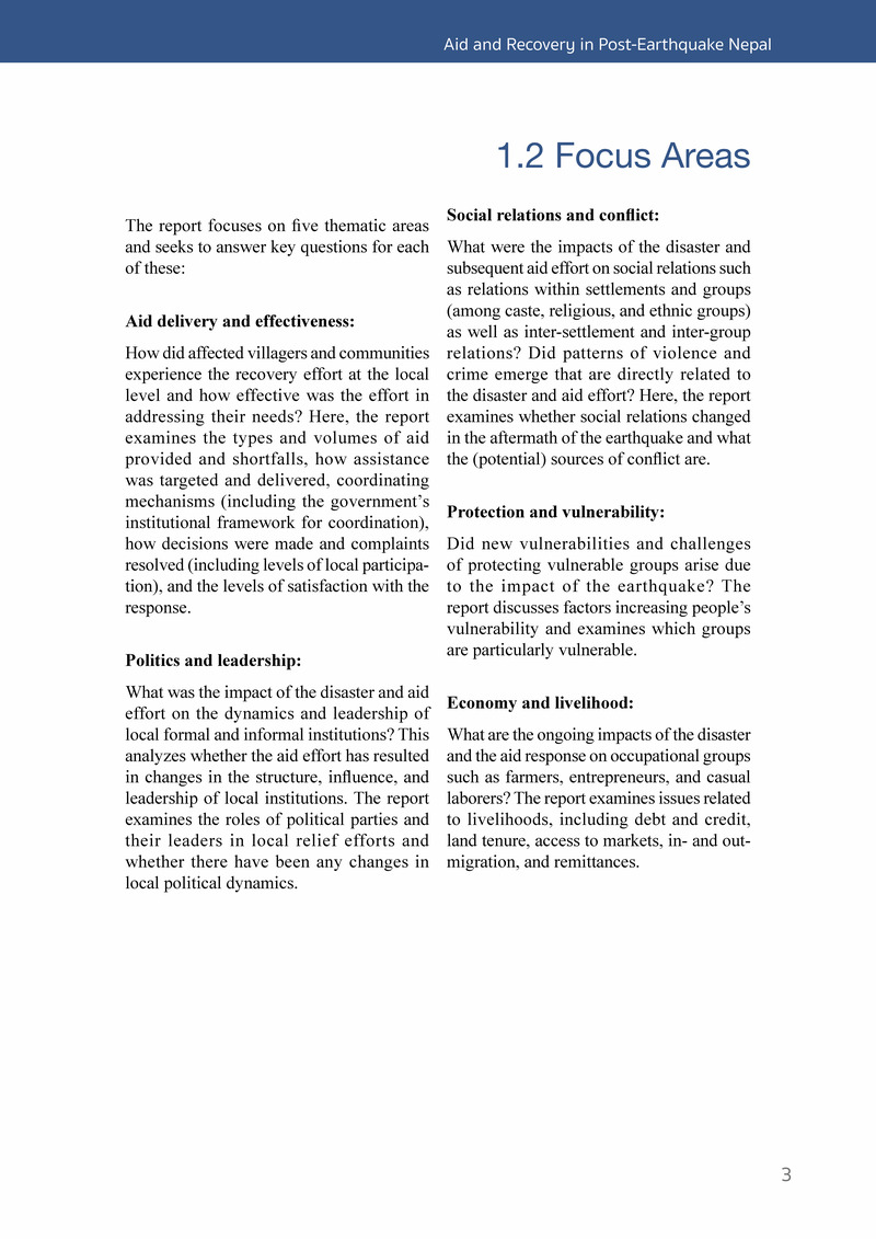 Aid and Recovery in Post-Earthquake Nepal - Page 21