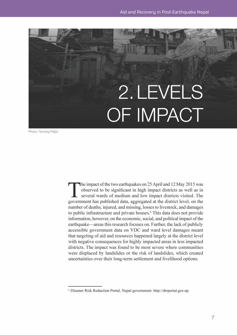 Aid and Recovery in Post-Earthquake Nepal - Page 25