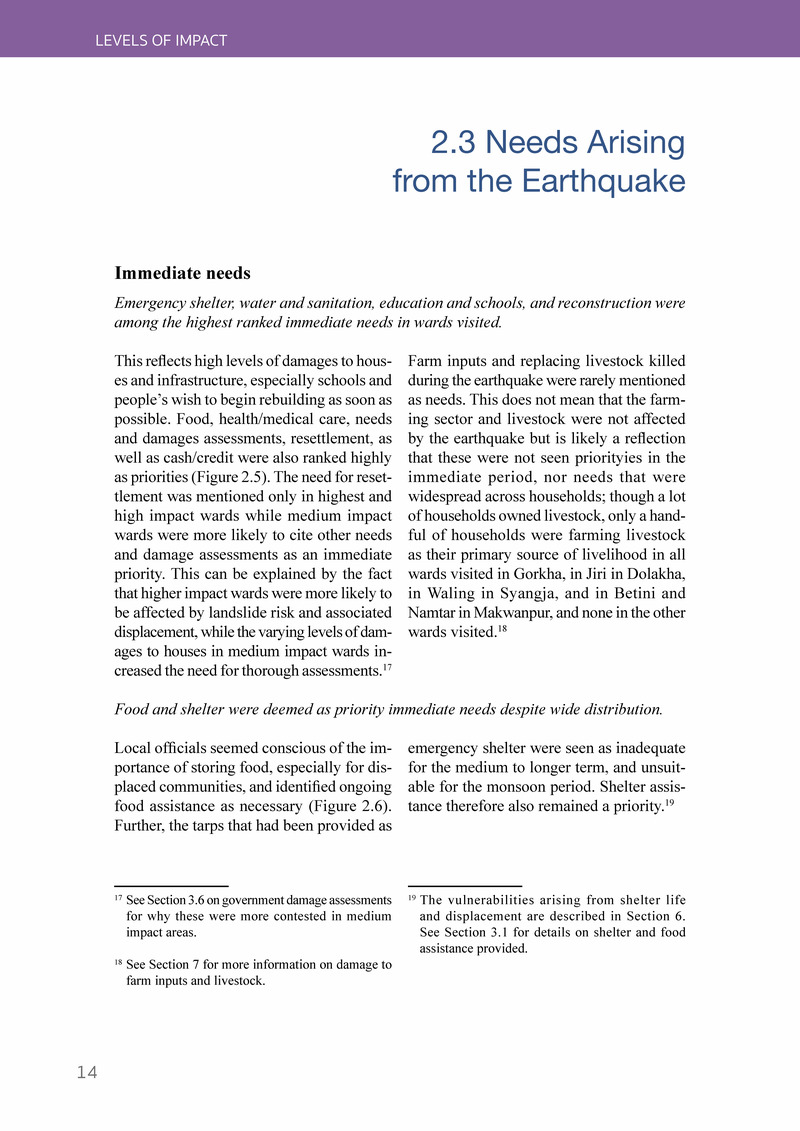 Aid and Recovery in Post-Earthquake Nepal - Page 32