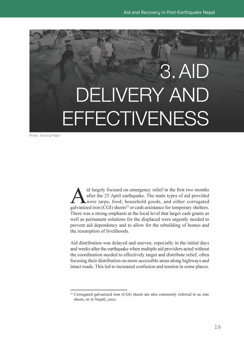 Aid and Recovery in Post-Earthquake Nepal - Page 37