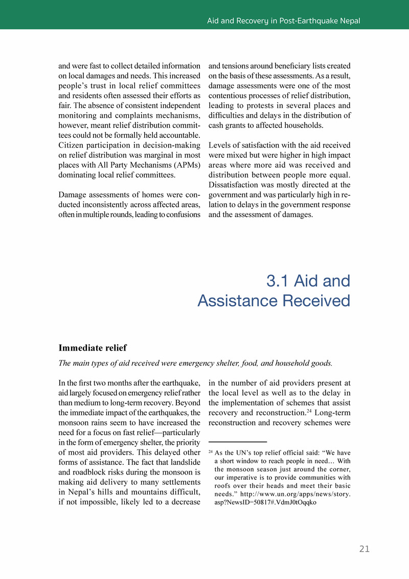 Aid and Recovery in Post-Earthquake Nepal - Page 39