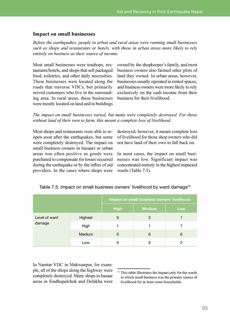 Aid and Recovery in Post-Earthquake Nepal - Page 113