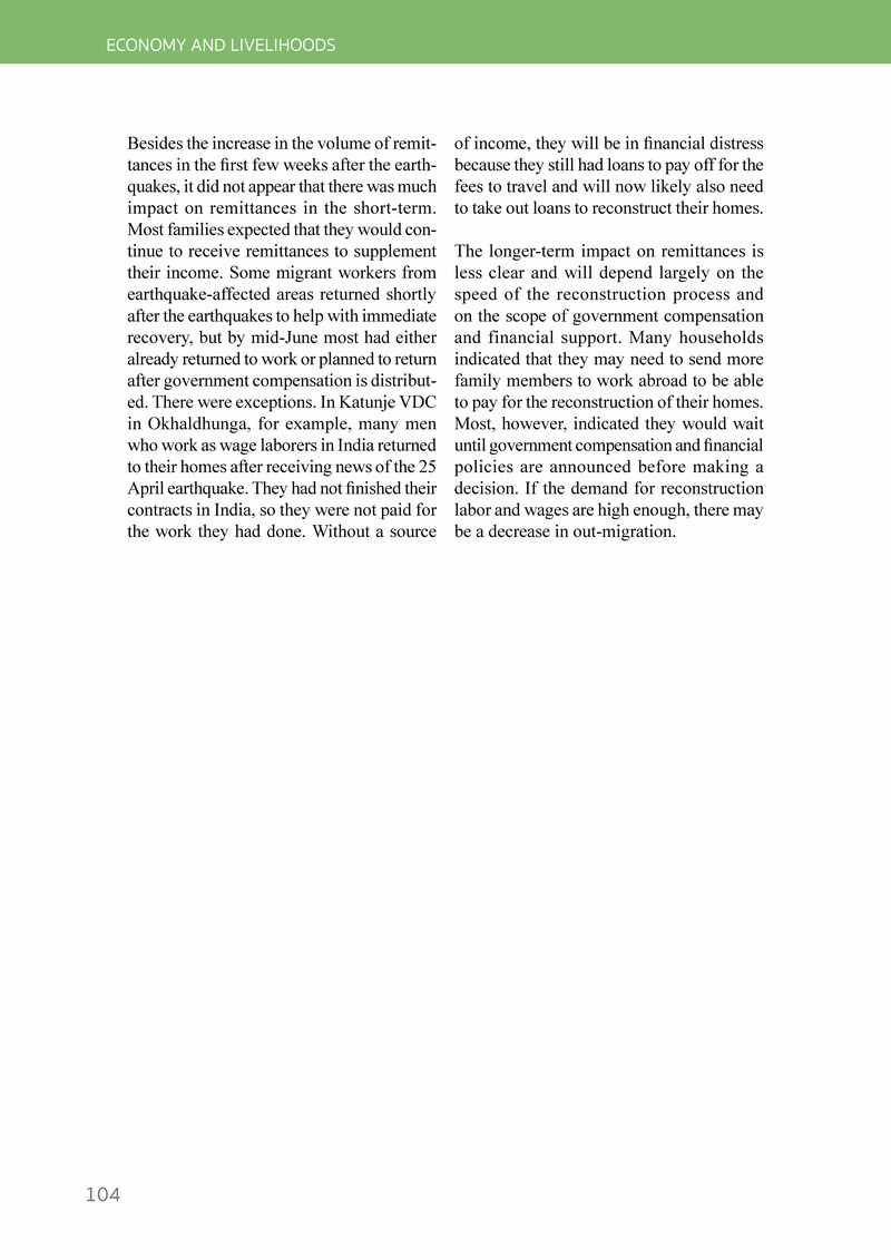 Aid and Recovery in Post-Earthquake Nepal - Page 122