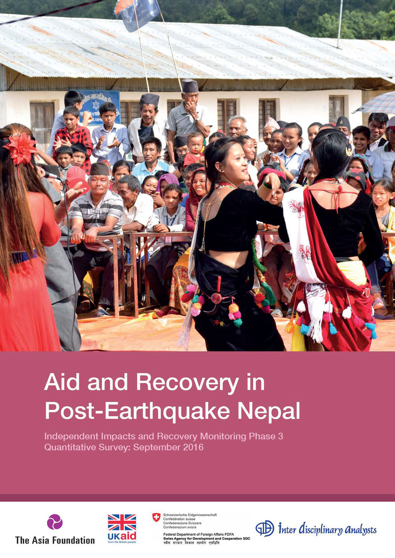 Aid and recovery in post-earthquake Nepal - Page 1
