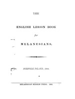 English lesson book for Melanesians
