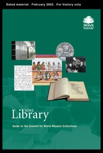 SOAS Library guide to the Council for World Mission collections