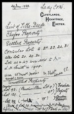 List of title deeds, Chefoo property
