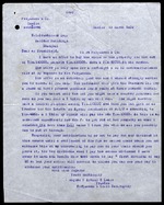 Letter to H. C. Brushfield, Shanghai, from Fergusson & Co., Chefoo & Weihaiwei, 18 March 1902