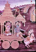 In a famous scene from the BhagavadgÄ«tÄ, Arjuna receives the counsel of Ká¹›á¹£á¹‡a