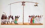 Hook-swinging festival (Chadak parvan) : from an album of Company paintings of occupations and festivals