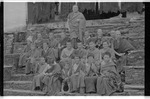 Abbot and nuns of Tashi gompa