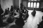 Students inside Rinpung Dzong
