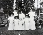 Photograph, 'Group portrait of three women and four girls'