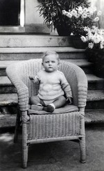 Photograph, '26th November, 1934, "John Alan" â€“ one year old'